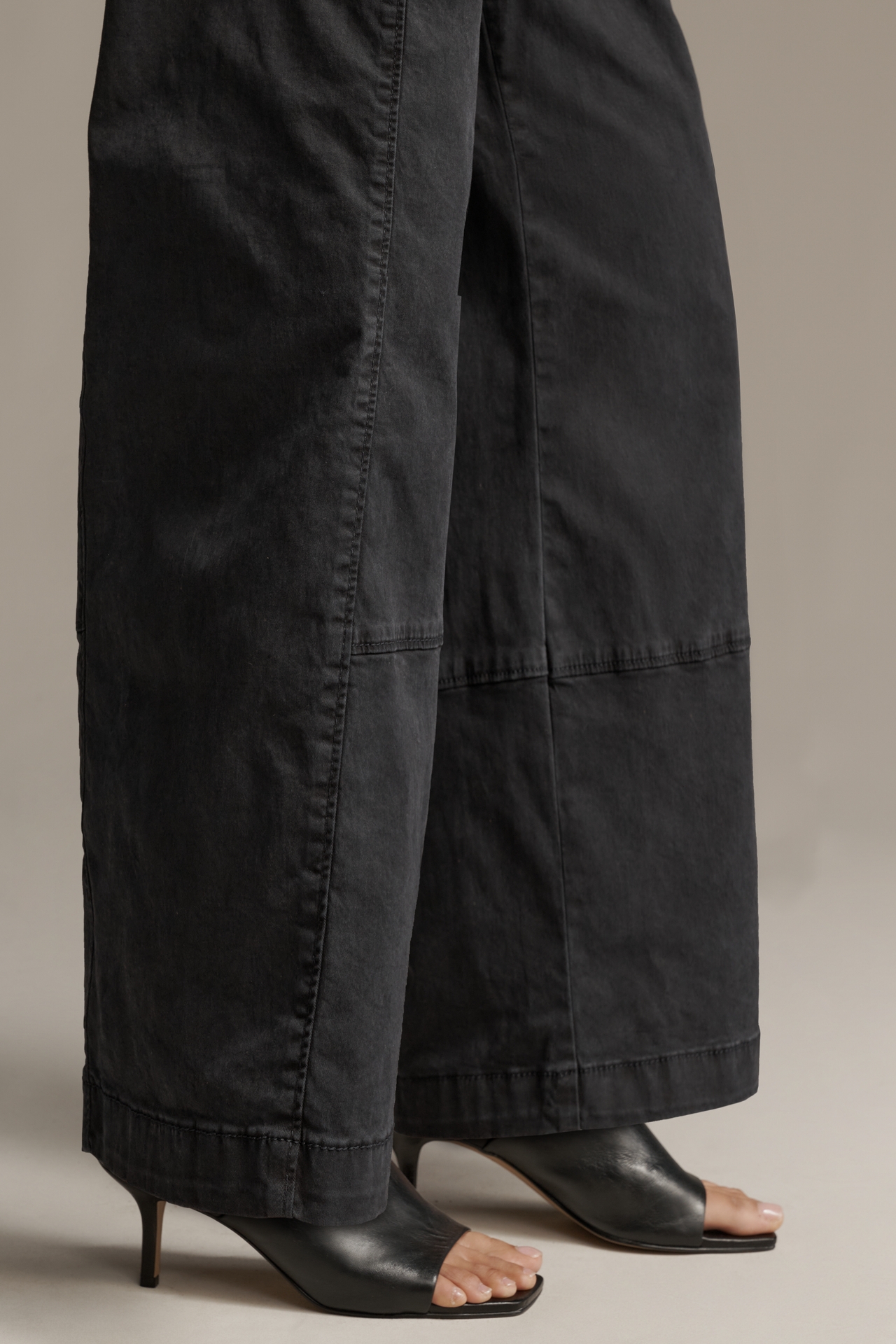 The Izzie Relaxed Pull-On Barrel Pants by Pilcro: Twill Edition