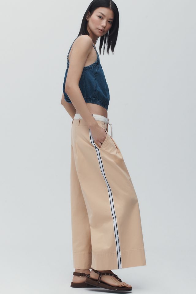 Maeve Twisted-Cuff Chino Pants #2