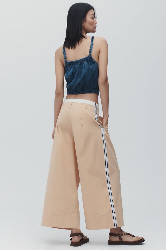 Maeve Twisted-Cuff Chino Pants #3