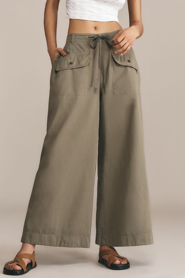 By Anthropologie Slouchy Wide-Leg Pants #1