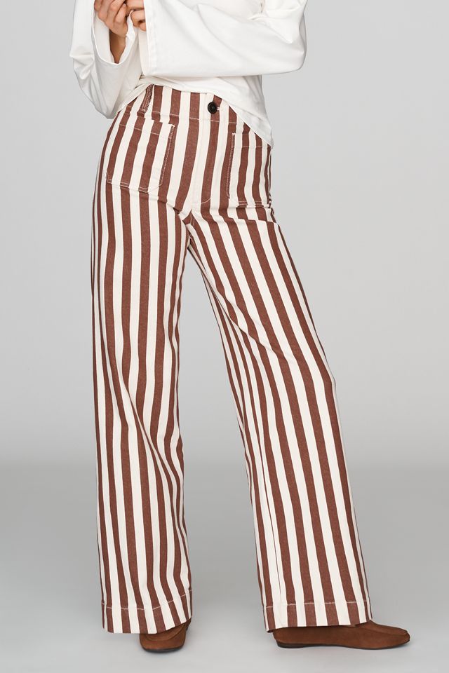 Pantaloni a Gamba Larga Lunghi a Righe Colette di Maeve #2