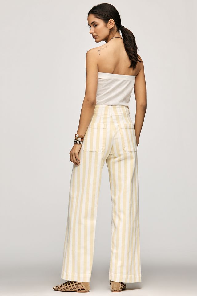 Pantalon Large Pleine Longueur Rayé Colette par Maeve #3
