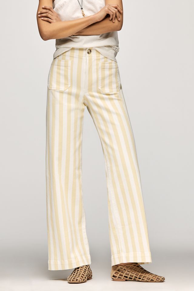 Pantalon Large Pleine Longueur Rayé Colette par Maeve #4