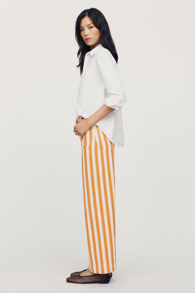 Maeve Colette Striped Full Length Wide Leg Pants #2