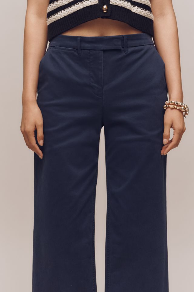 Maeve Chino Crop Trousers #1