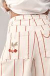 By Anthropologie Eyelet Crop Swing Cami