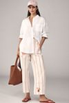 By Anthropologie Eyelet Crop Swing Cami