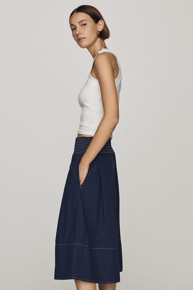 Pilcro Pleated Skirty Culotte Pants #2