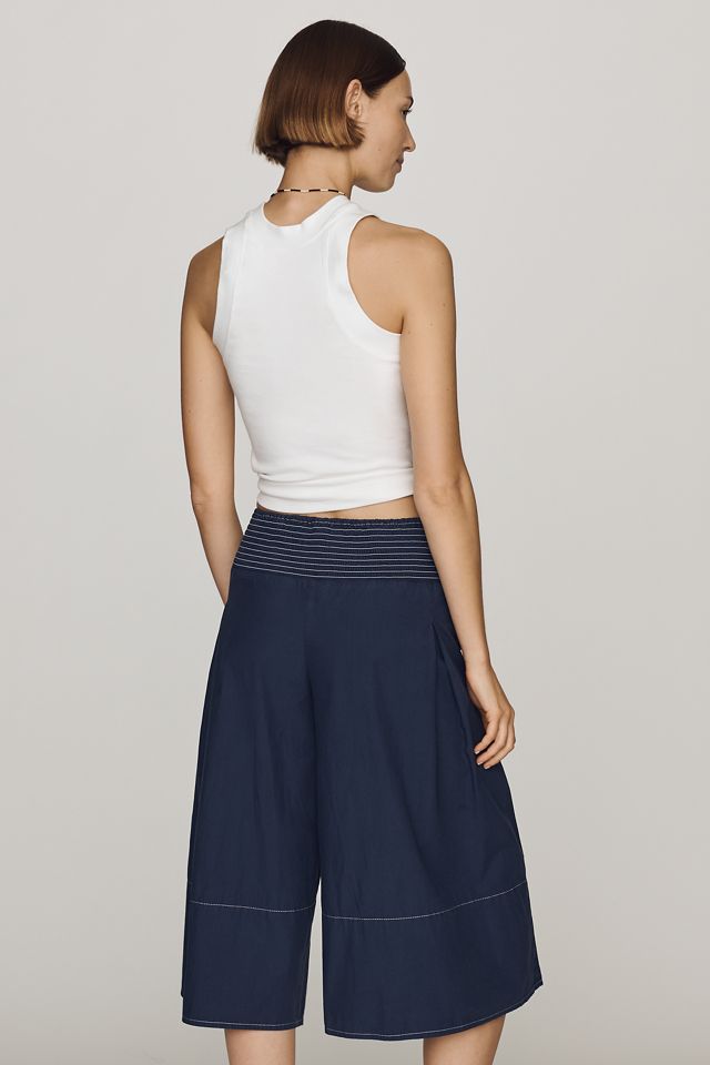 Pilcro Pleated Skirty Culotte Pants #3