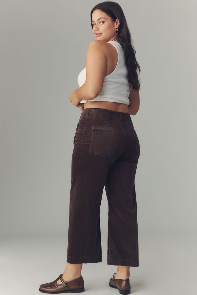 The Colette Corduroy Crop Wide-Leg Pants by Maeve #6