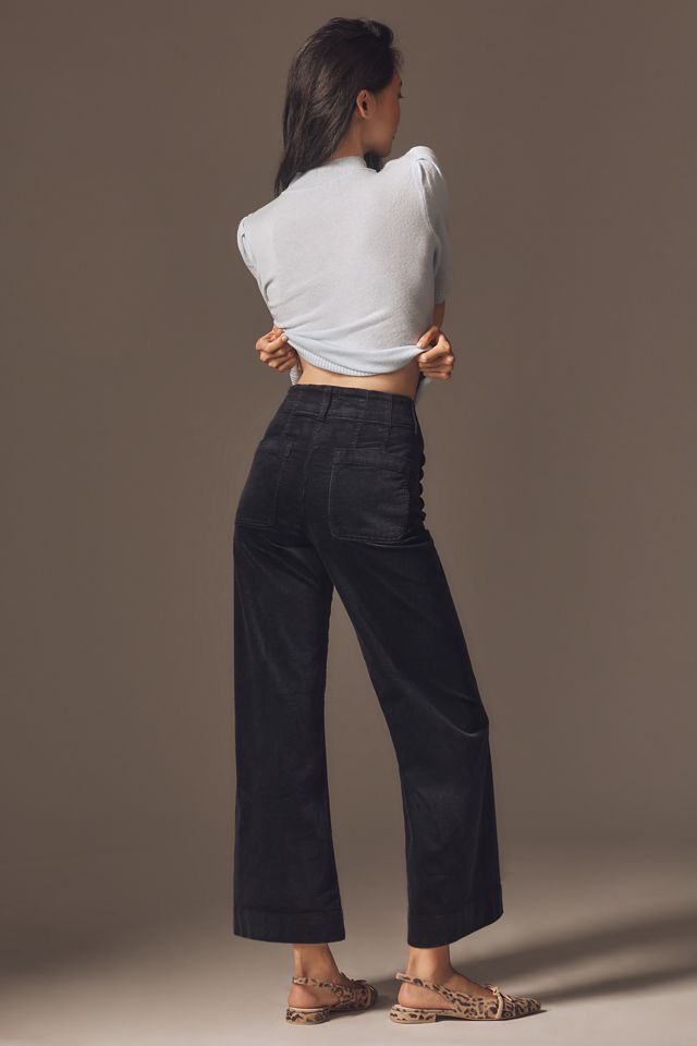 I Pantaloni Crop a Gamba Larga Colette di Maeve: Edizione Velluto a Coste con Tasche a Conchiglia #2
