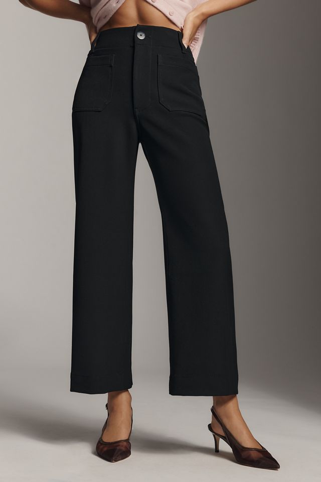 The Colette Crop Stretch-Twill Pants by Maeve #1