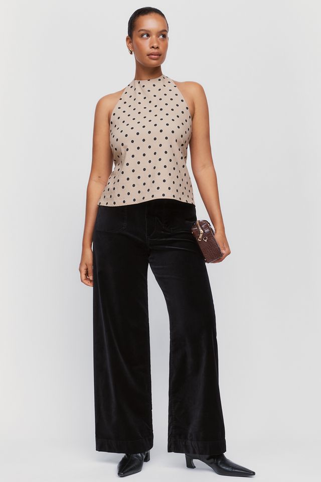 Los Pantalones de Terciopelo Colette de Largo Completo de Maeve #5