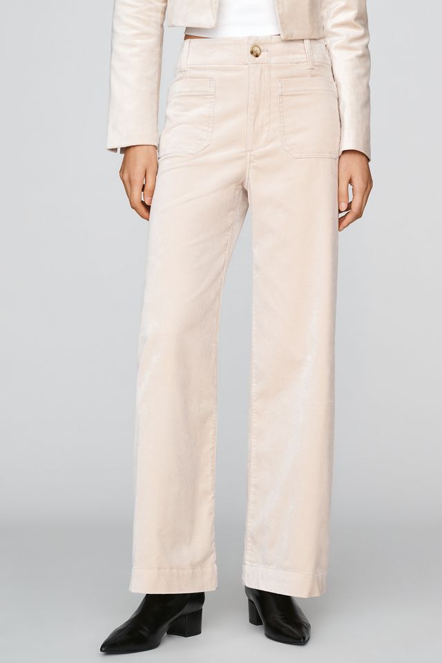 Le Pantalon Colette en Velours Pleine Longueur par Maeve #1
