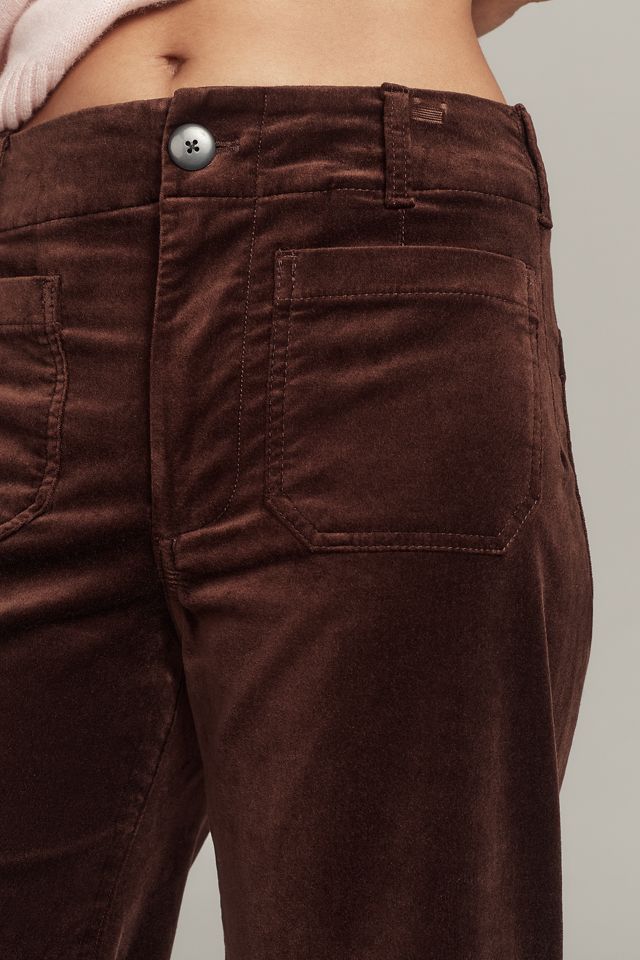 The Colette Full-Length Velvet Pants by Maeve #2