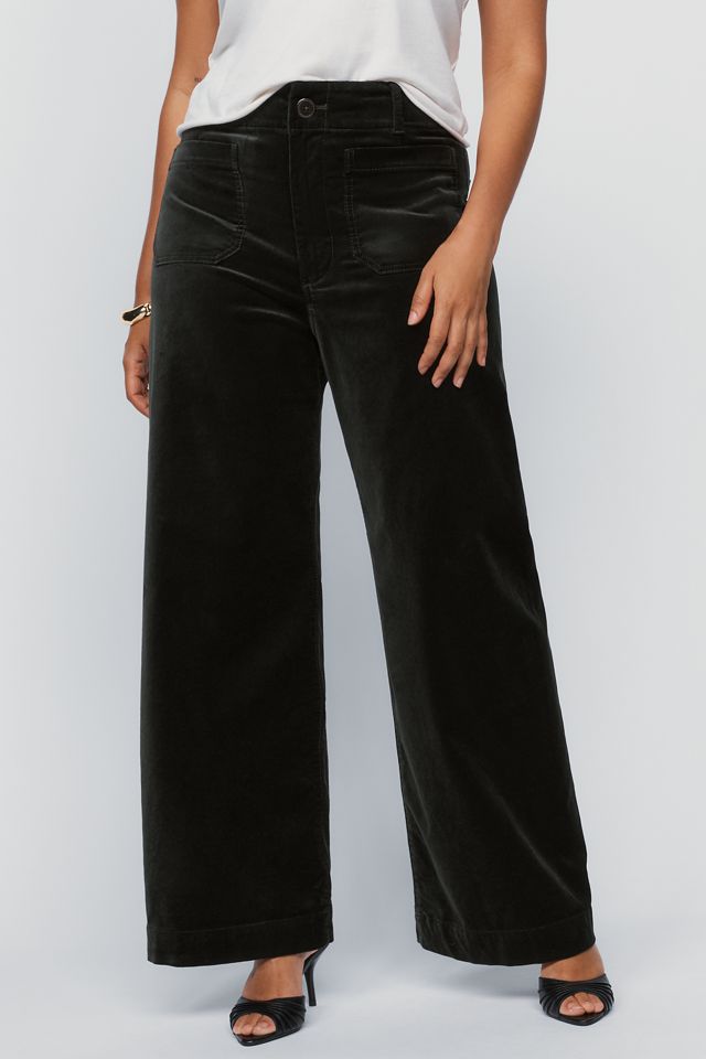 I Pantaloni Colette in Velluto a Lunghezza Intera di Maeve #6