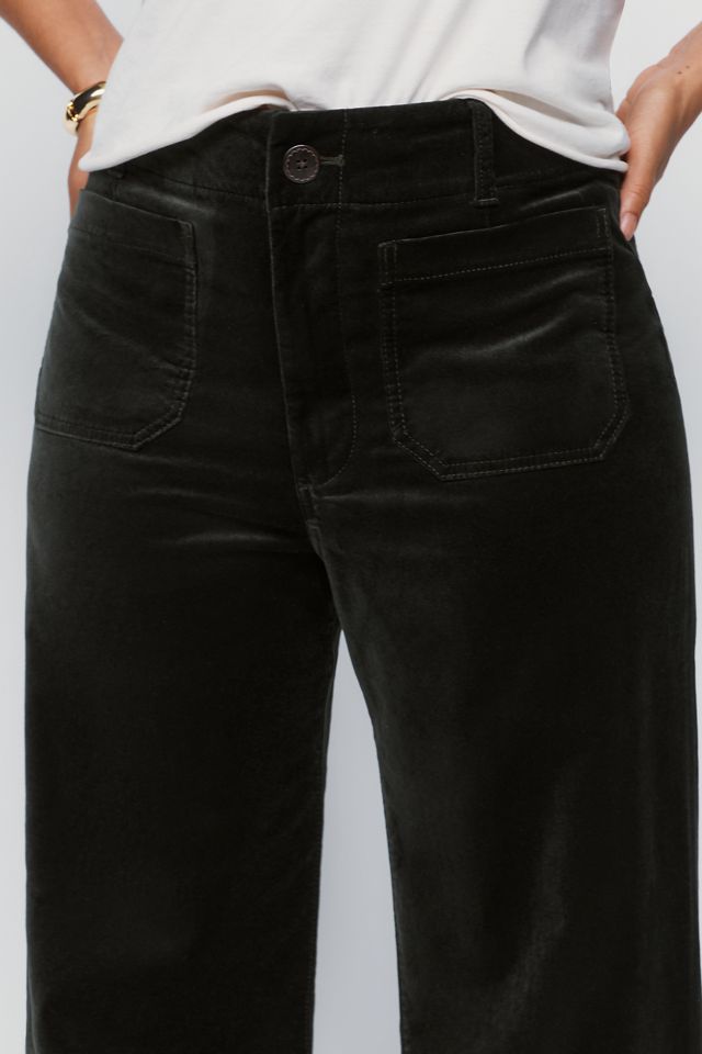 I Pantaloni Colette in Velluto a Lunghezza Intera di Maeve #7