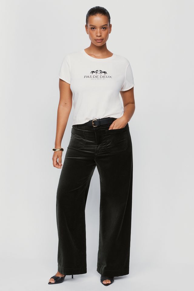 I Pantaloni Colette in Velluto a Lunghezza Intera di Maeve #5