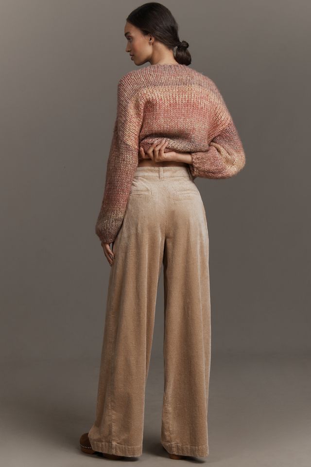 By Anthropologie Pleated Cord Trousers #2