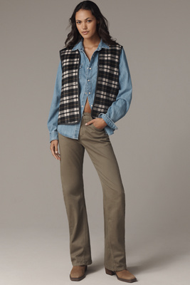 Pilcro Essential Mid-Rise Flare Jeans product page