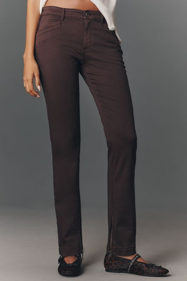 Los Pantalones Skinny de Tiro Bajo Rococo de Pilcro #2