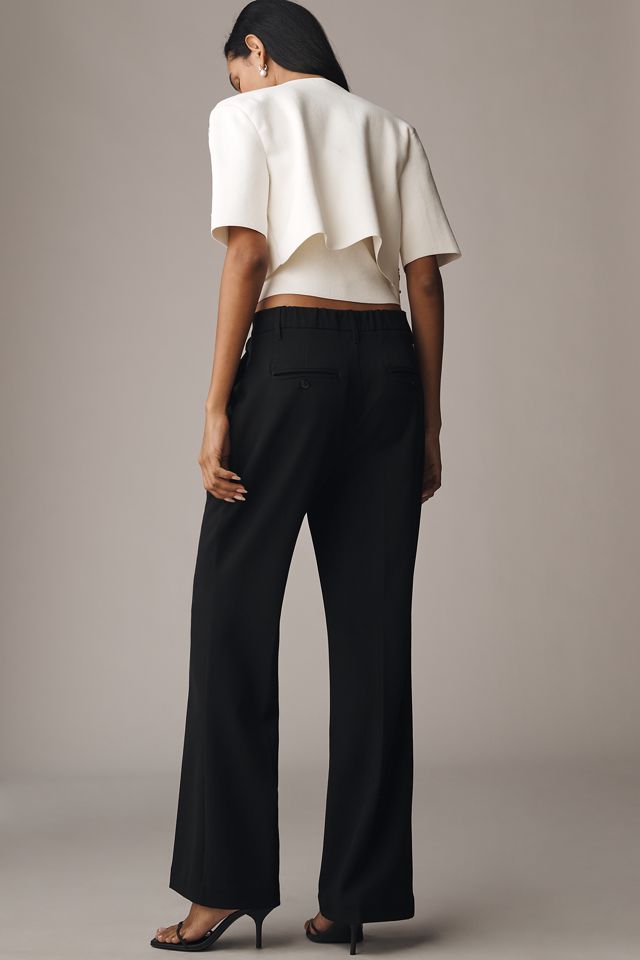 Maeve Slim Flare Trouser Pants #2