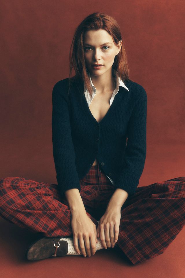 The Colette Full-Length Tartan Plaid Pants by Maeve #1