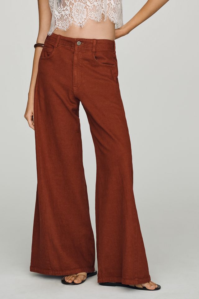 Pilcro Adi Mid-Rise Clean-Hem Flare Pants #1