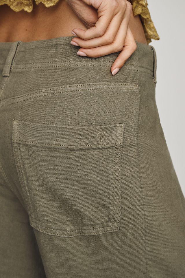 Pilcro Adi Linen Blend Mid-Rise Flare Pants #4