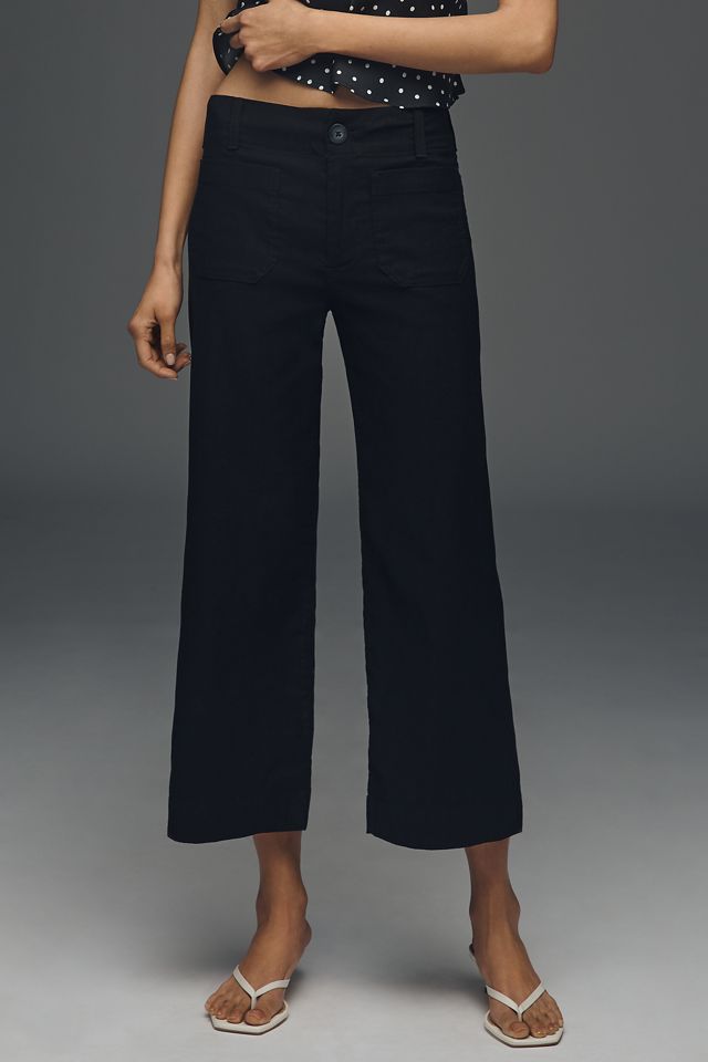 Maeve Colette High-Rise Wide-Leg Pants in Magic Fabric #1