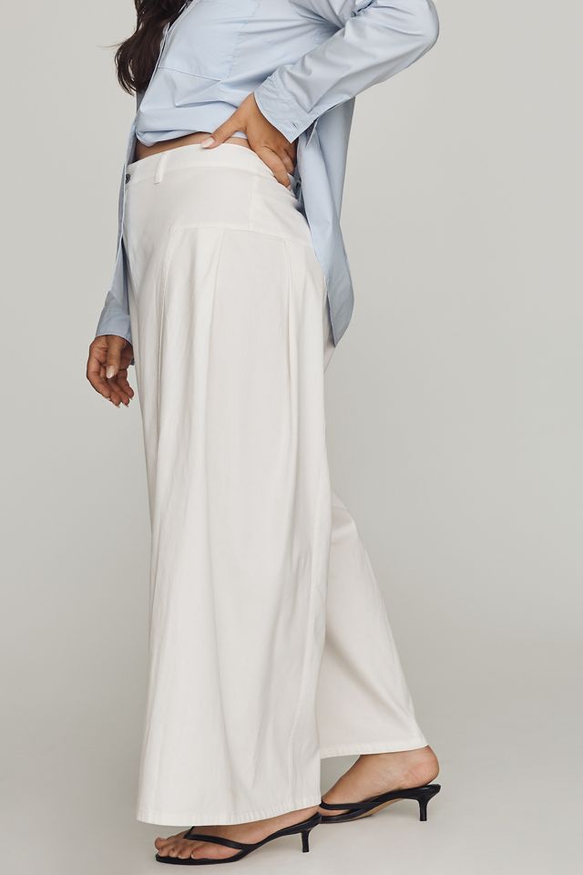 Maeve Wide-Leg Pleated Pants #9