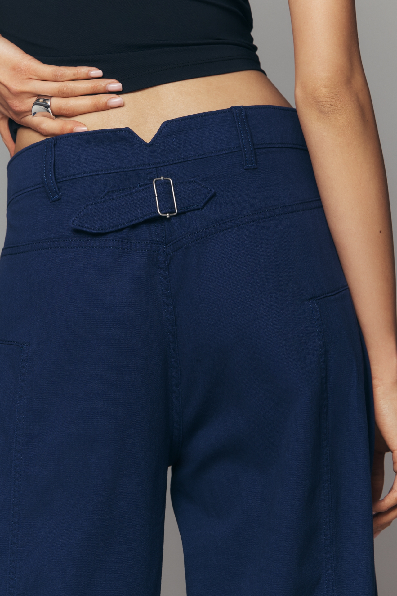 Maeve Wide-Leg Pleated Pants