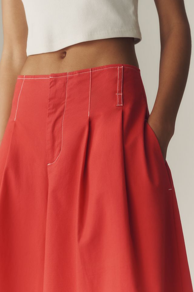 スカート Bubble Taffeta Culottes MISTREASS Maeve 50s Umbrella Culotte Pants | Anthropologie