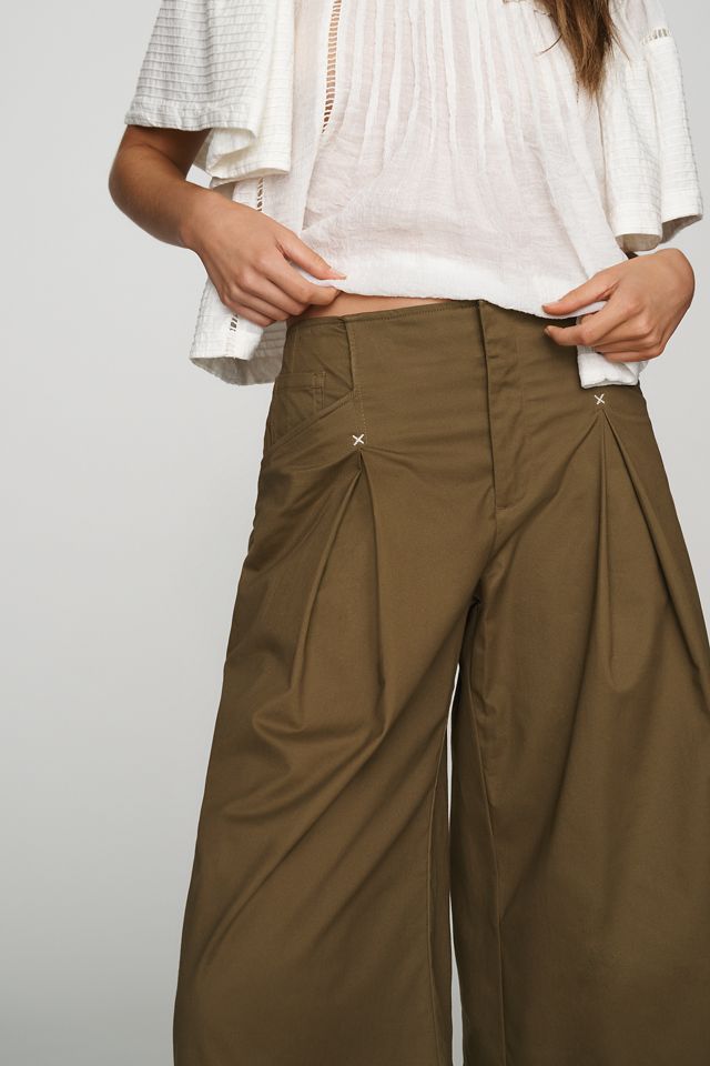 Maeve Reworked Culotte Trousers #1