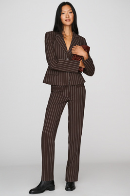 Maeve 90s Slim Suit Trousers | Anthropologie