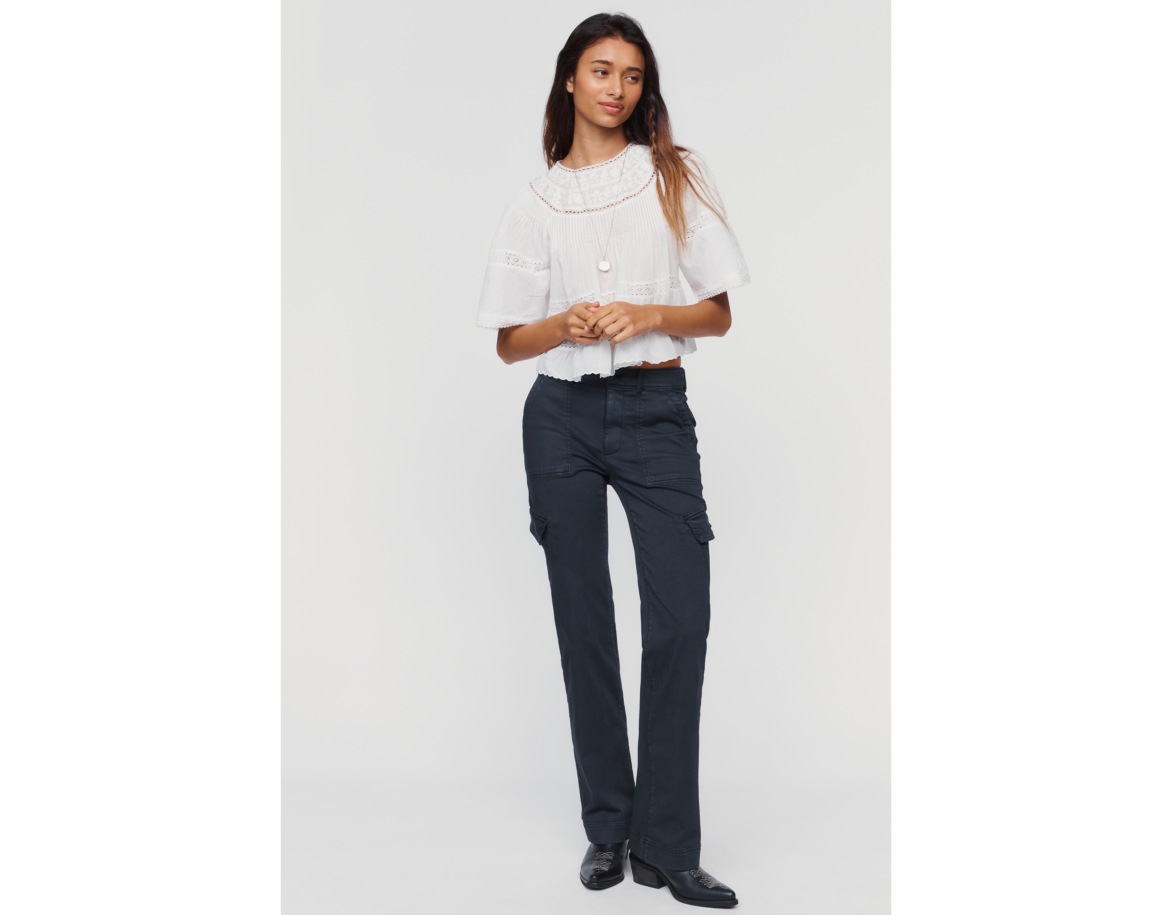 Pilcro Utility Bootcut Pants