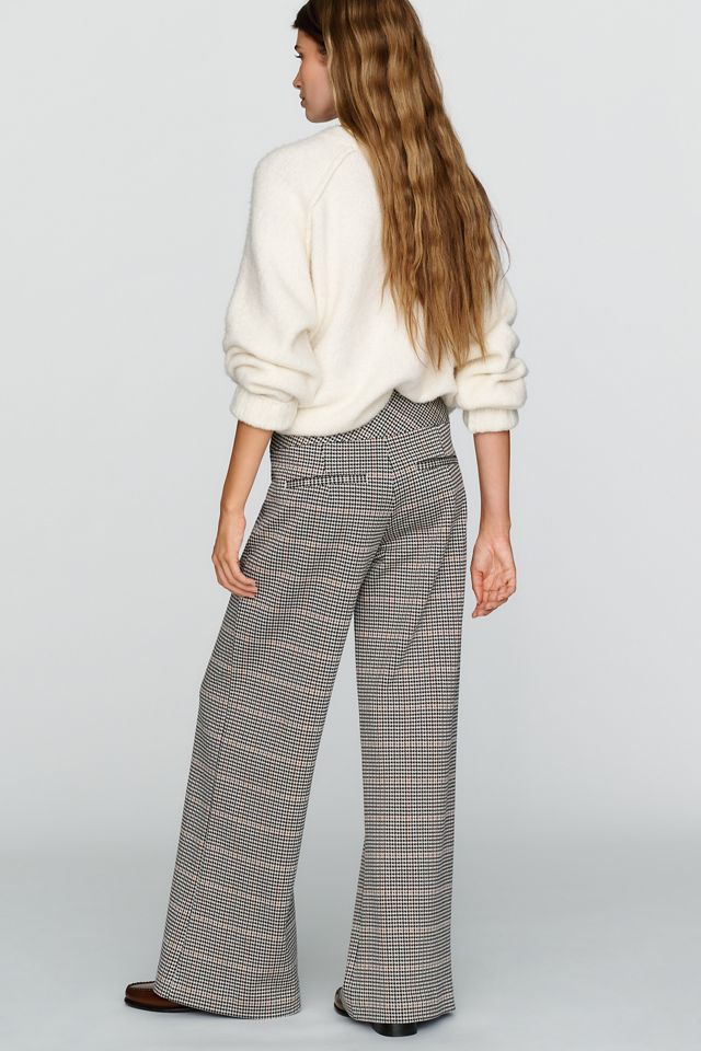Maeve Jude Knit Plaid Trousers #3