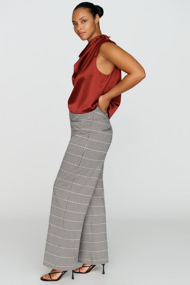 Maeve Jude Knit Plaid Trousers #6