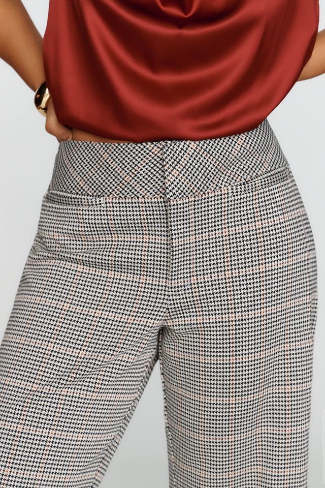Maeve Jude Knit Plaid Trousers #7