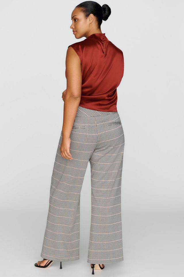 Maeve Jude Knit Plaid Trousers #8
