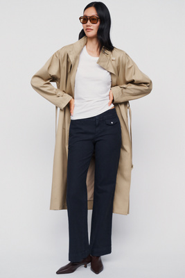 By Anthropologie Low-Rise Straight-Leg Utility Pants by Anthropologie