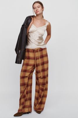 Pilcro Hanna Wide Leg Printed Pants 