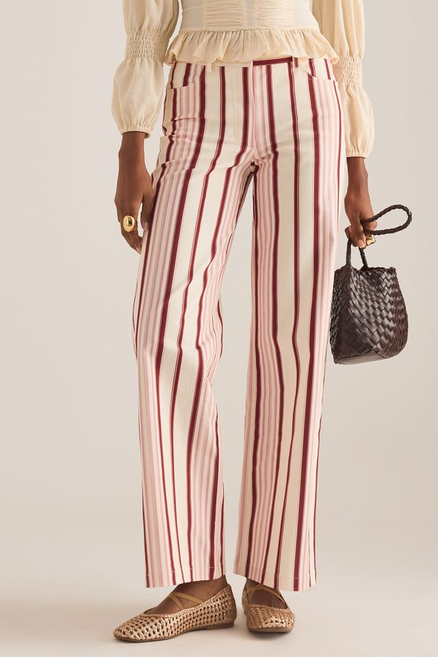 LAAGAM Leroy Gestreifte Twill-Hose mit geradem Bein #2