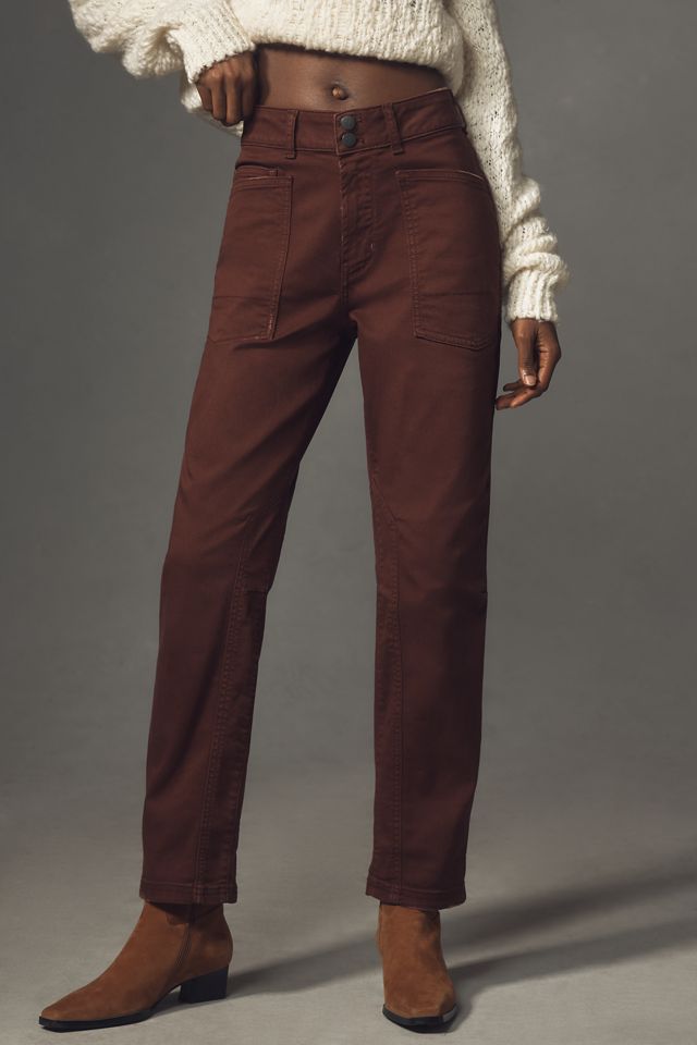 The Wanderer Mid-Rise Relaxed-Leg Pants by Pilcro #1
