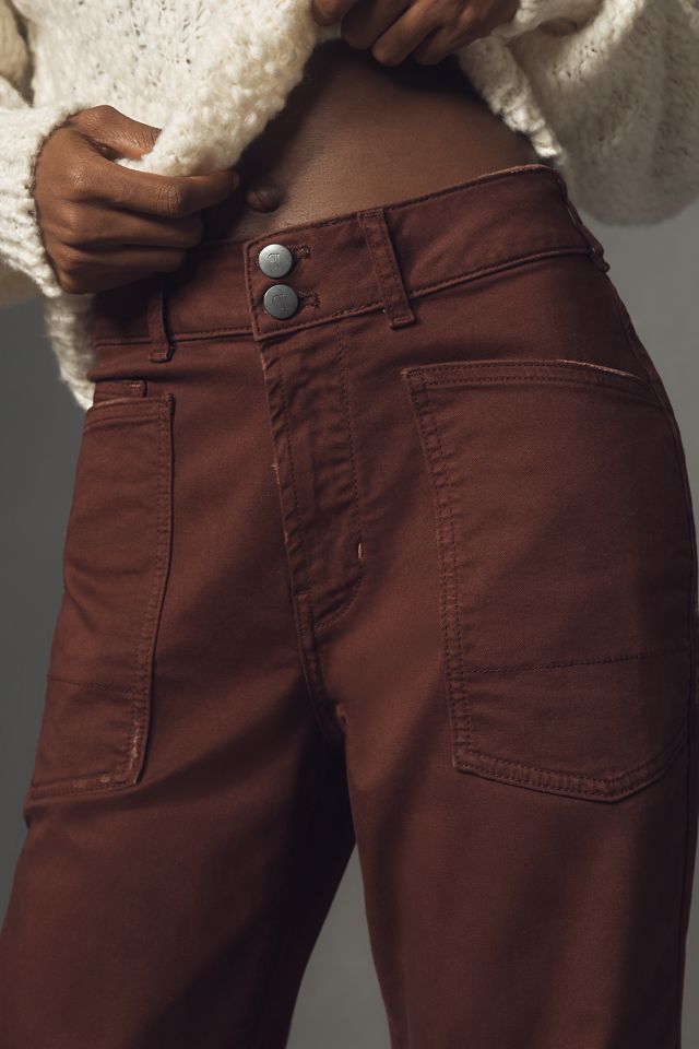 The Wanderer Mid-Rise Relaxed-Leg Pants by Pilcro #2