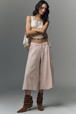 Pilcro Culottes aus Leinenmischung