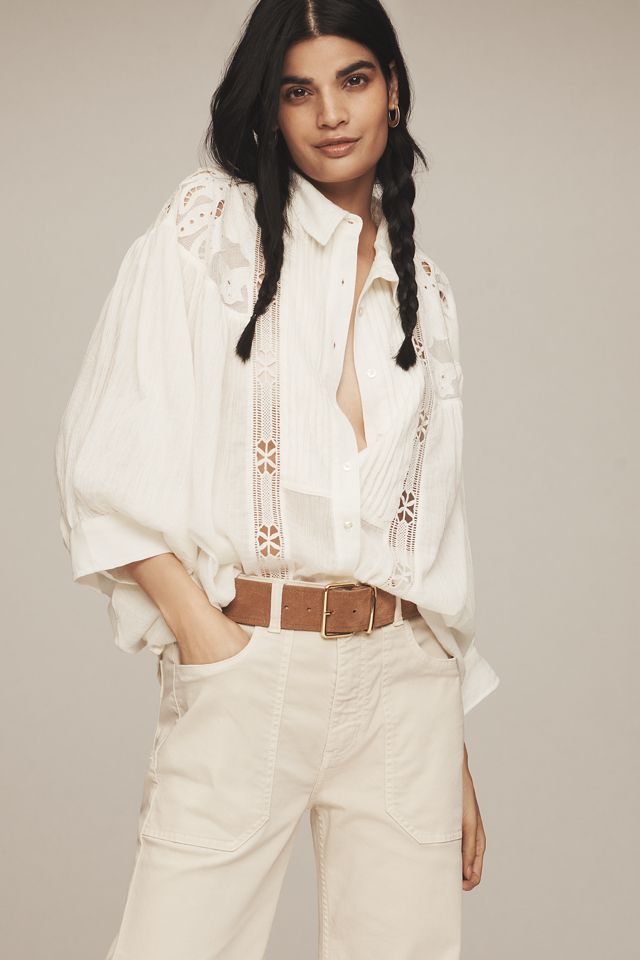 The Rylan Relaxed High-Rise Flare Pants by Pilcro #3