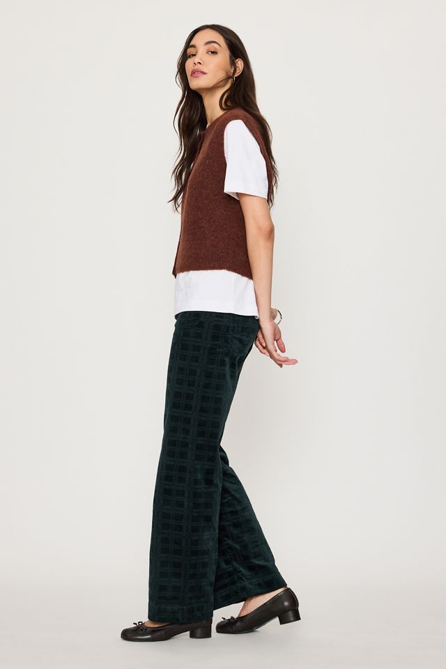 @merricksart x Maeve Corduroy Lattice Full-Length Colette Trousers #1