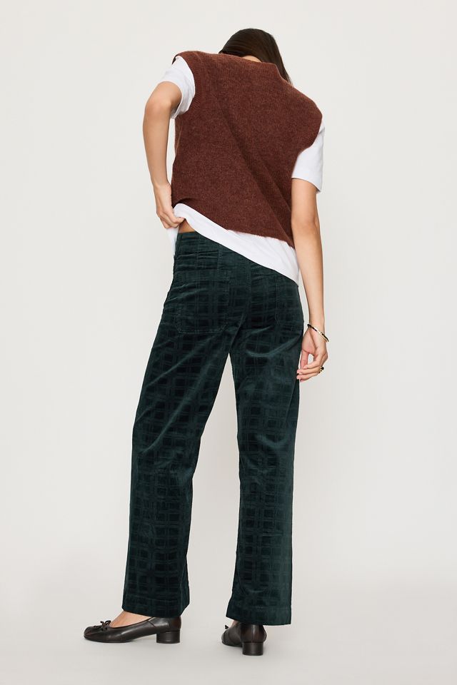@merricksart x Maeve Corduroy Lattice Full-Length Colette Trousers #3