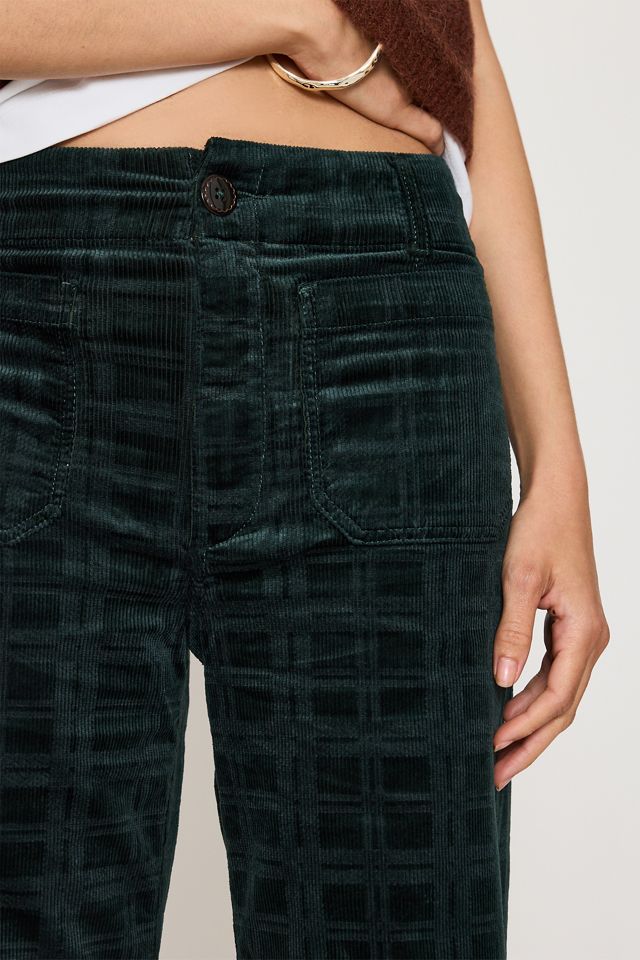 @merricksart x Maeve Corduroy Lattice Full-Length Colette Trousers #4